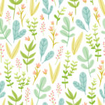 Beautiful Pastel Floral Seamless Pattern