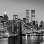 00957 Manhattan Skyline At Night