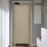 Corridor Interior With An Entrance Door In A Private House.