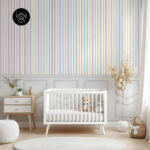 פסים פשתן צבעוני 213335