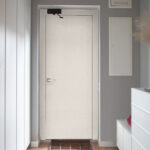 Corridor Interior With An Entrance Door In A Private House. Corridor Interior With An Entrance Door In A Private House.