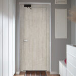 Corridor Interior With An Entrance Door In A Private House.