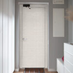 Corridor Interior With An Entrance Door In A Private House. Corridor Interior With An Entrance Door In A Private House.