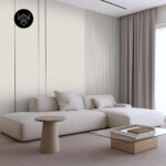 טפט דמוי פורניר פשתן בז בהיר 213474 (2)