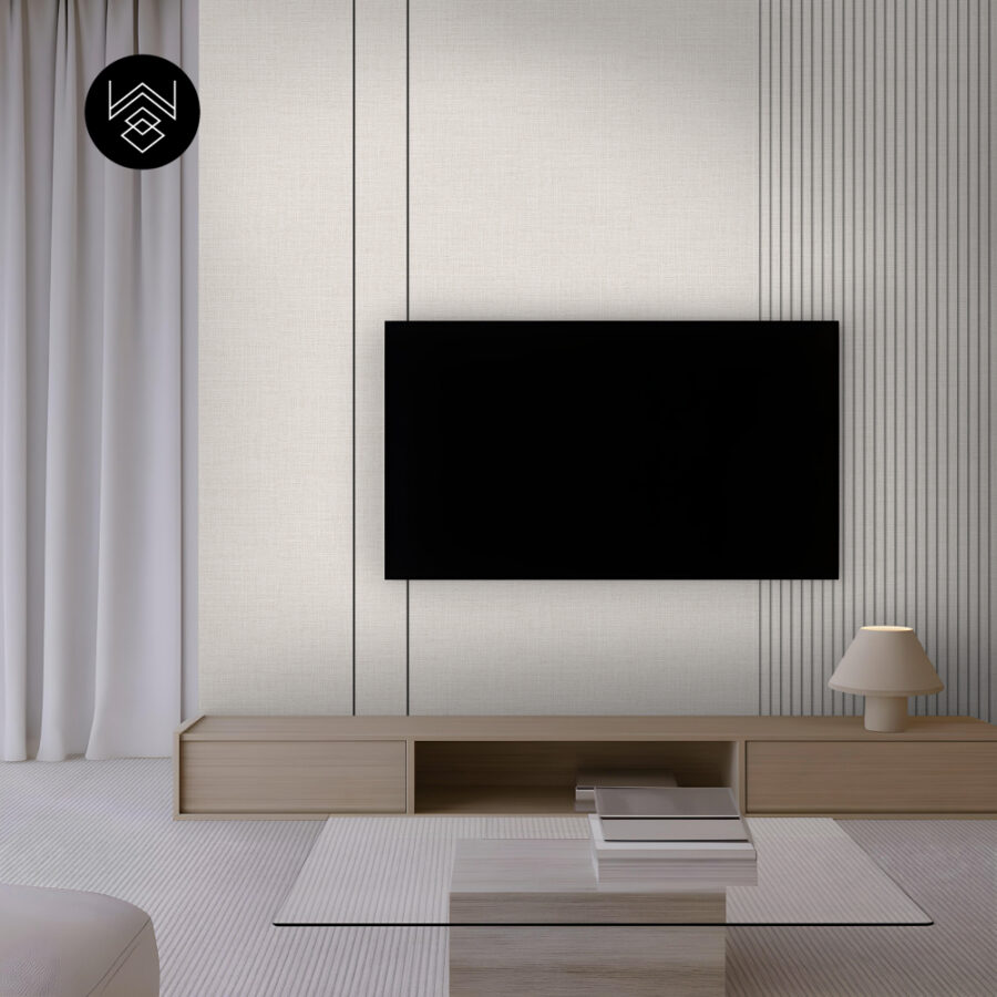 טפט דמוי פורניר פשתן בז בהיר 213474 (3)