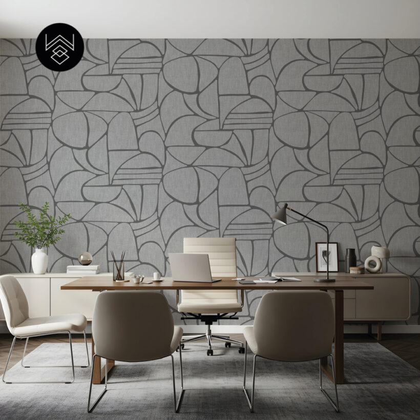 יוטה גיאומטרי אפור 213463