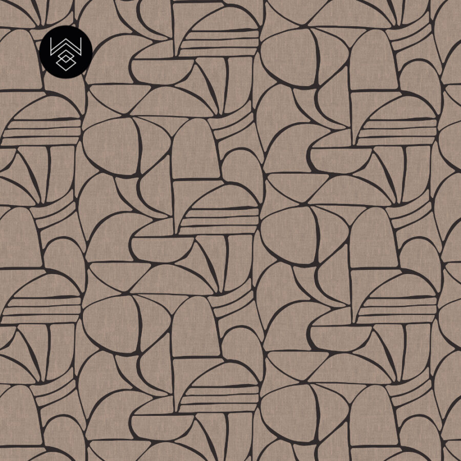 יוטה גיאומטרי חום 213466 (6)