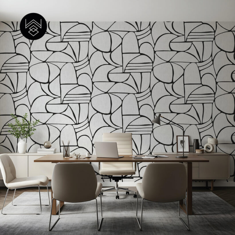 יוטה גיאומטרי לבן 213464