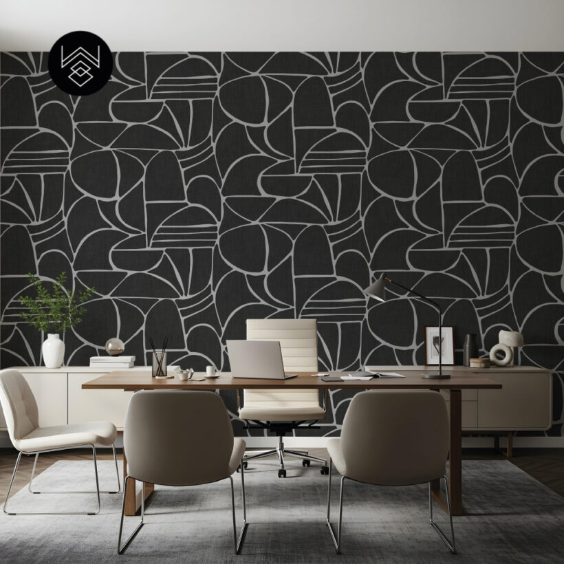 יוטה גיאומטרי שחור 213462