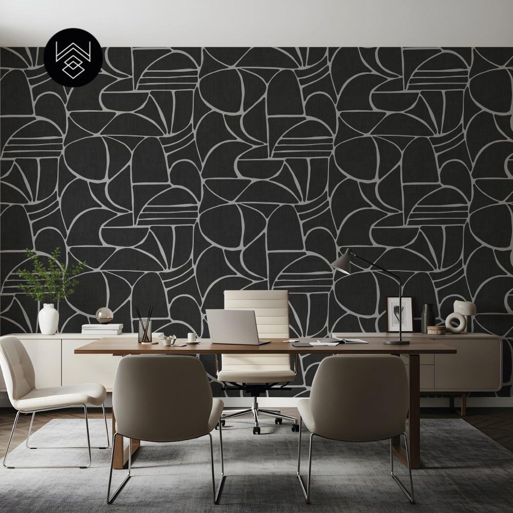 יוטה גיאומטרי שחור 213462