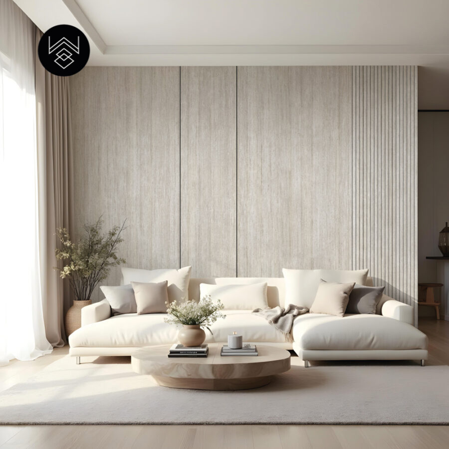 טפט דמוי פורניר טרוונטין מינרלי 213403