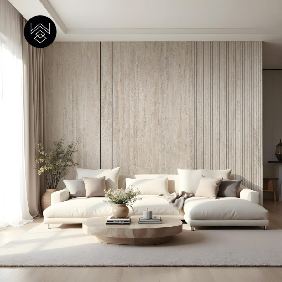 טרוונטין ליין סרגלים בז' 213398