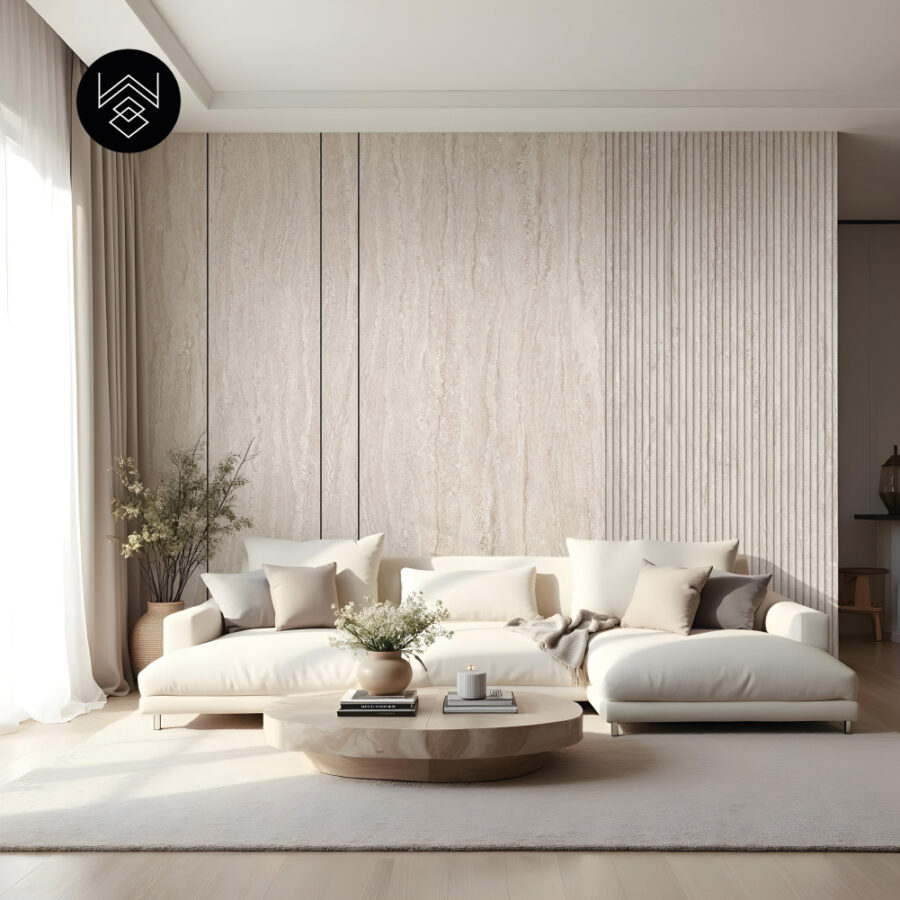 טרוונטין ניו סרגלים בז' בהיר 213396 (2)