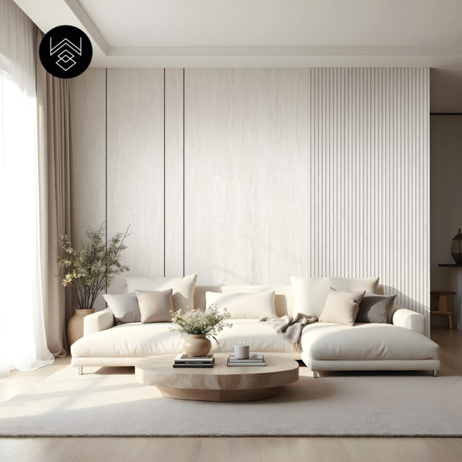 טרוונטין ניו סרגלים לבן 213395 (2)