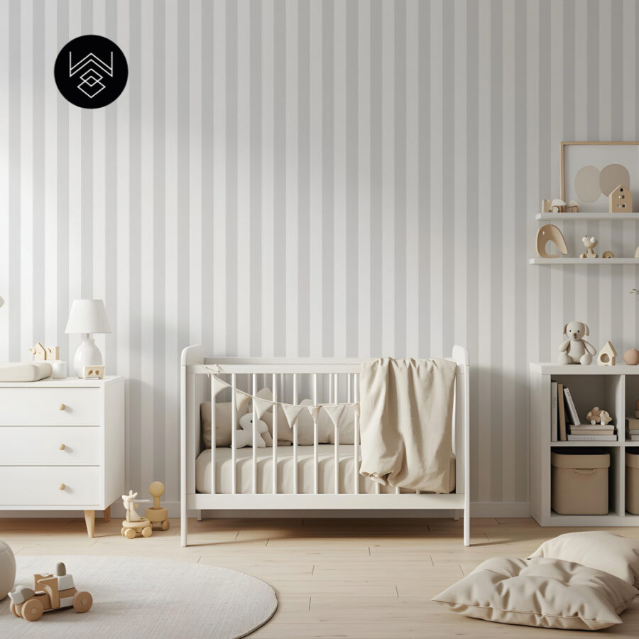 פסים פשתן רחבים אפור 213517