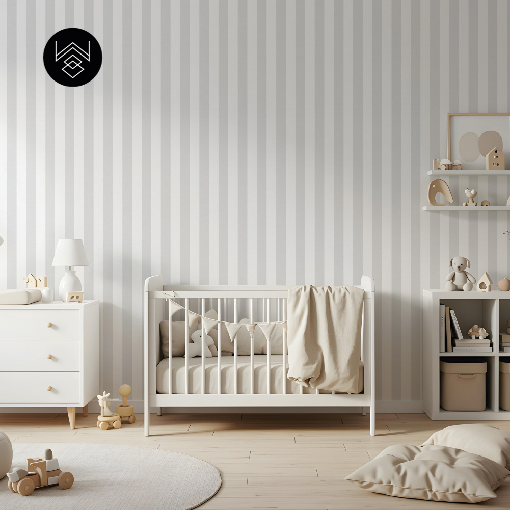 פסים פשתן רחבים אפור 213517