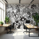 גרפיטי מון אפור 213252 (3)