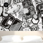 גרפיטי מון אפור 213252 (4)