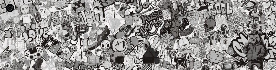 גרפיטי מון אפור 213252 (6)