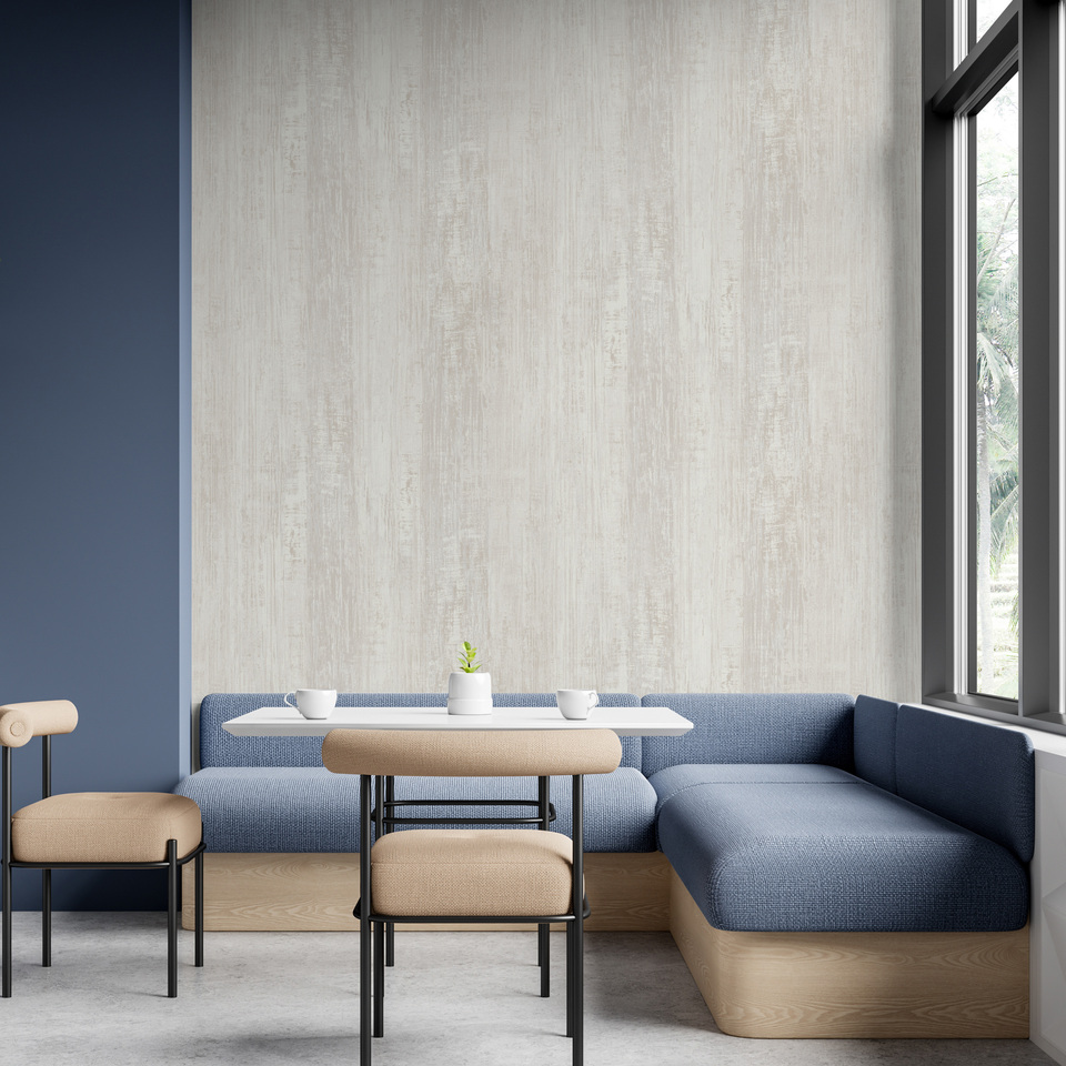 Elegant Restaurant Interior With Sofa And Dining Table, Window And Mockup Frame