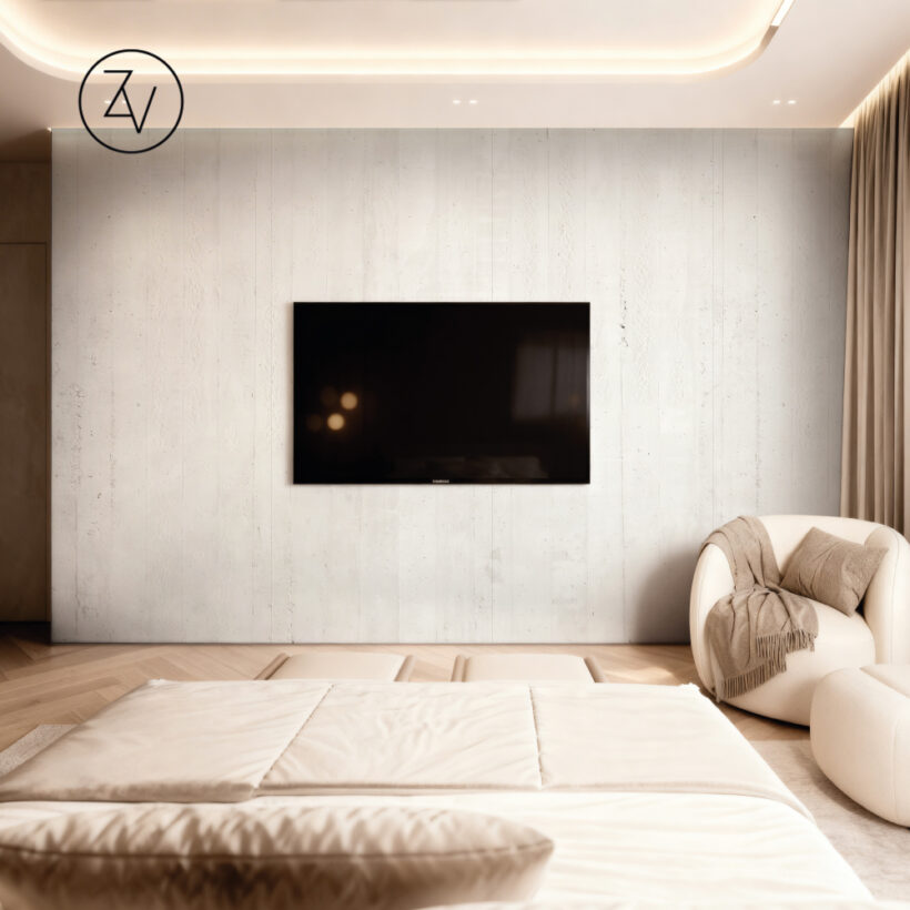 אבן אלסטית לוחות בטון אוף וויט