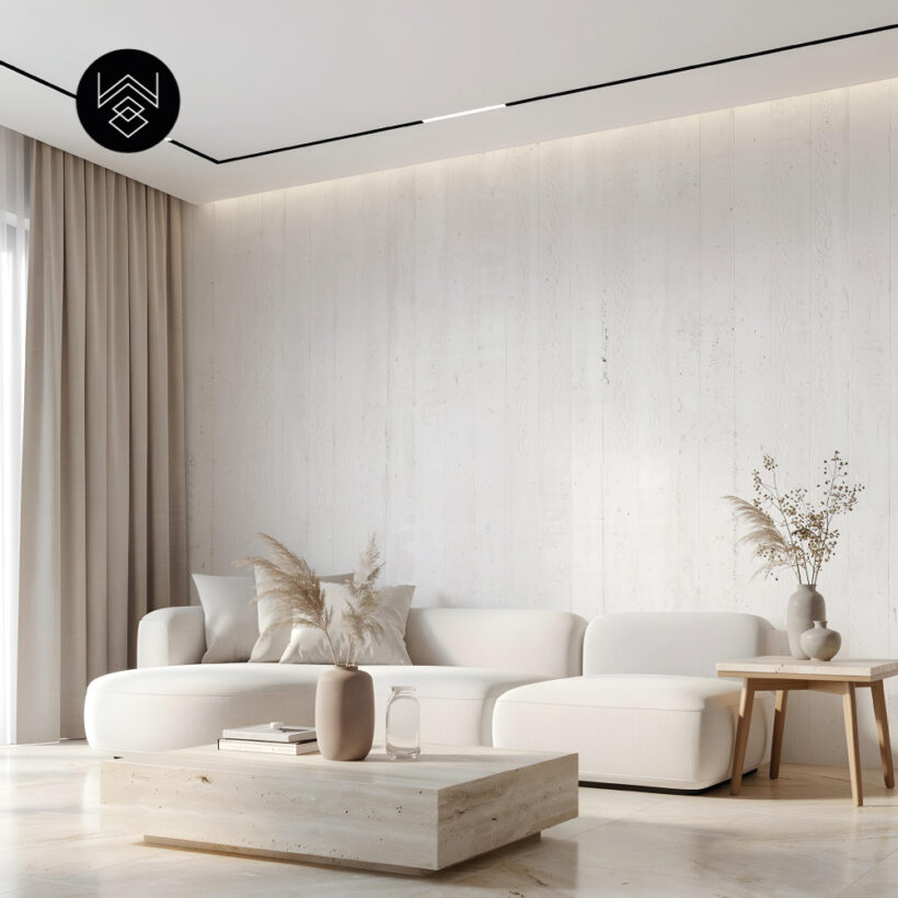 אבן אלסטית לוחות בטון אוף וויט 213588