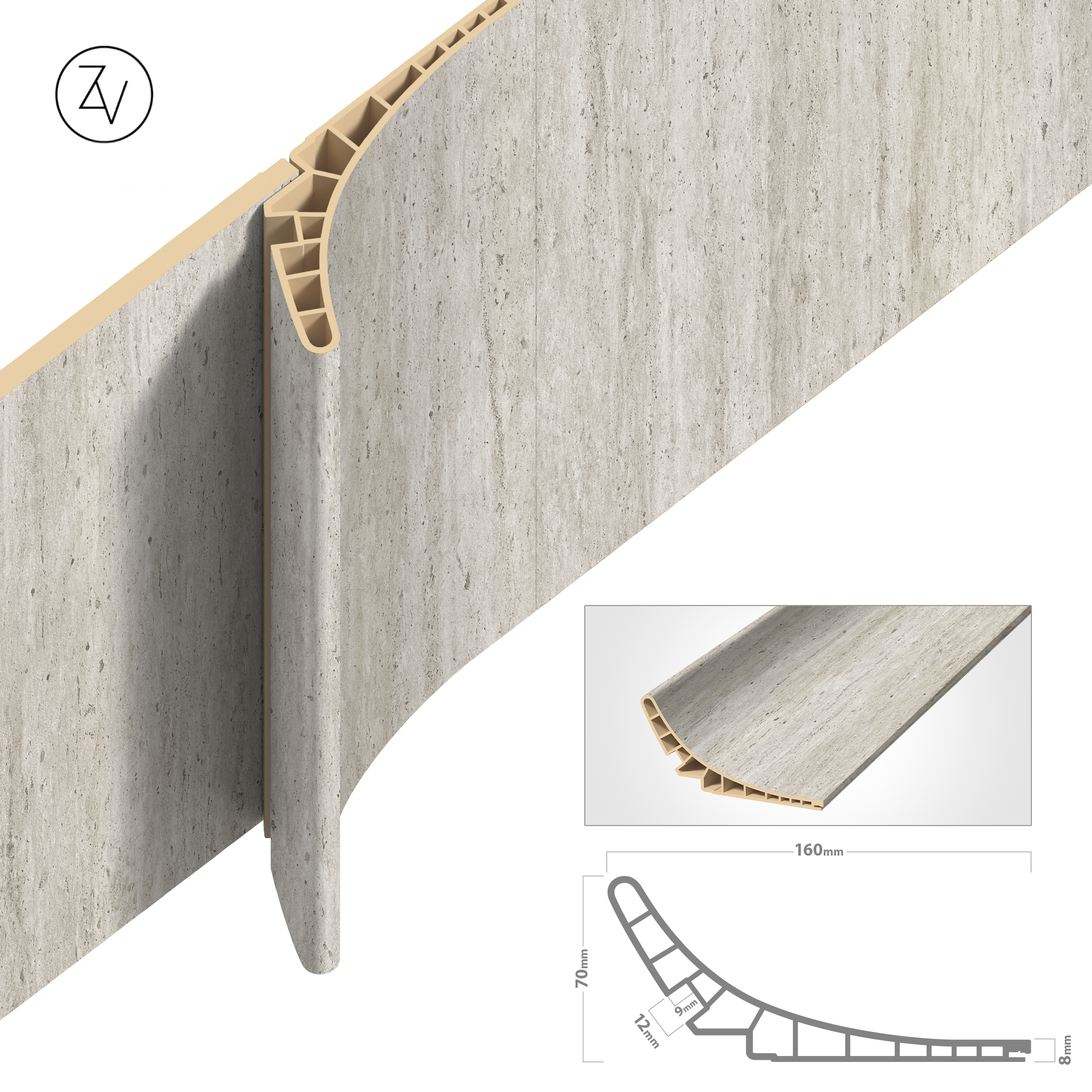 דמוי פורניר טרוונטין מינרלי (2)