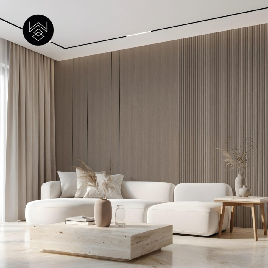 טפט דמוי פורניר עץ מוקה 213581 (2)